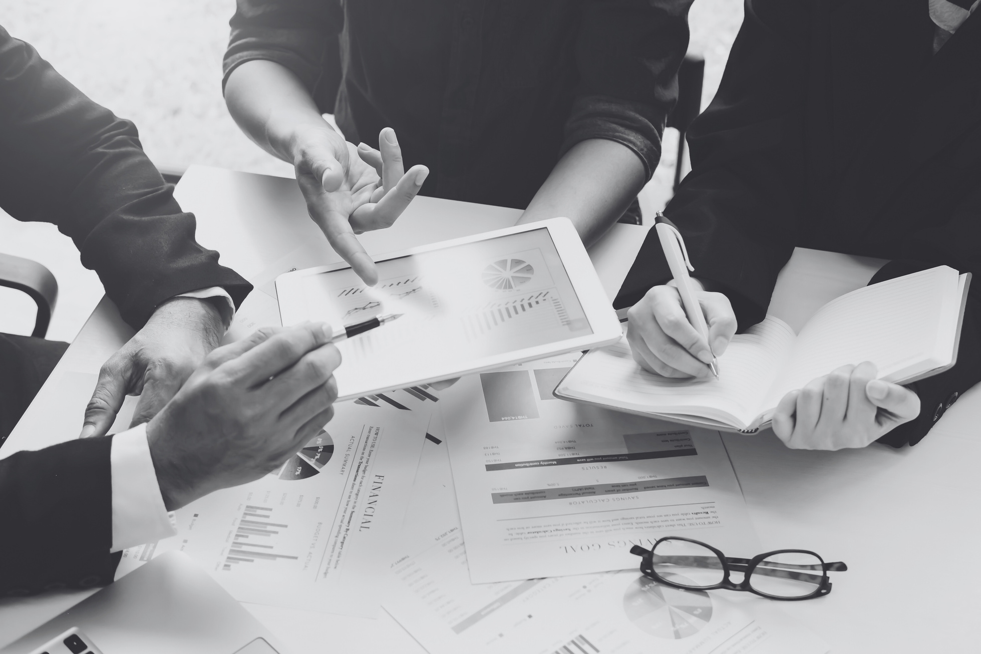 Business team in a meeting